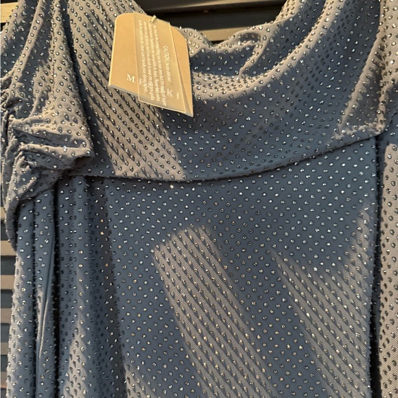 Meshki Sparkling Off-Shoulder Black Dress - Picture 4 of 5